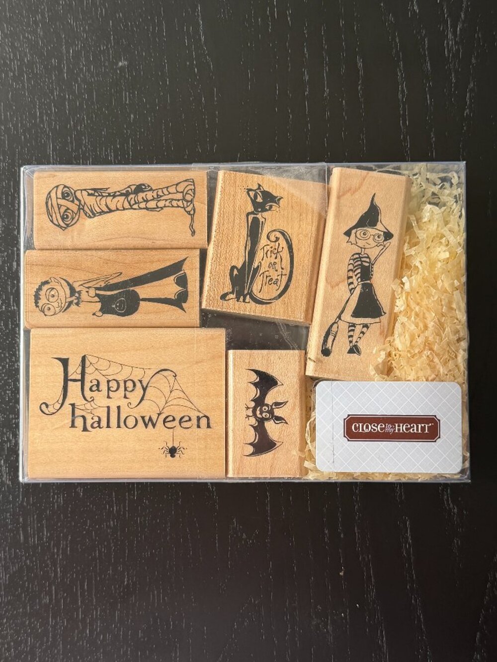 Close To My Heart Halloween Rubber Stamps Set
